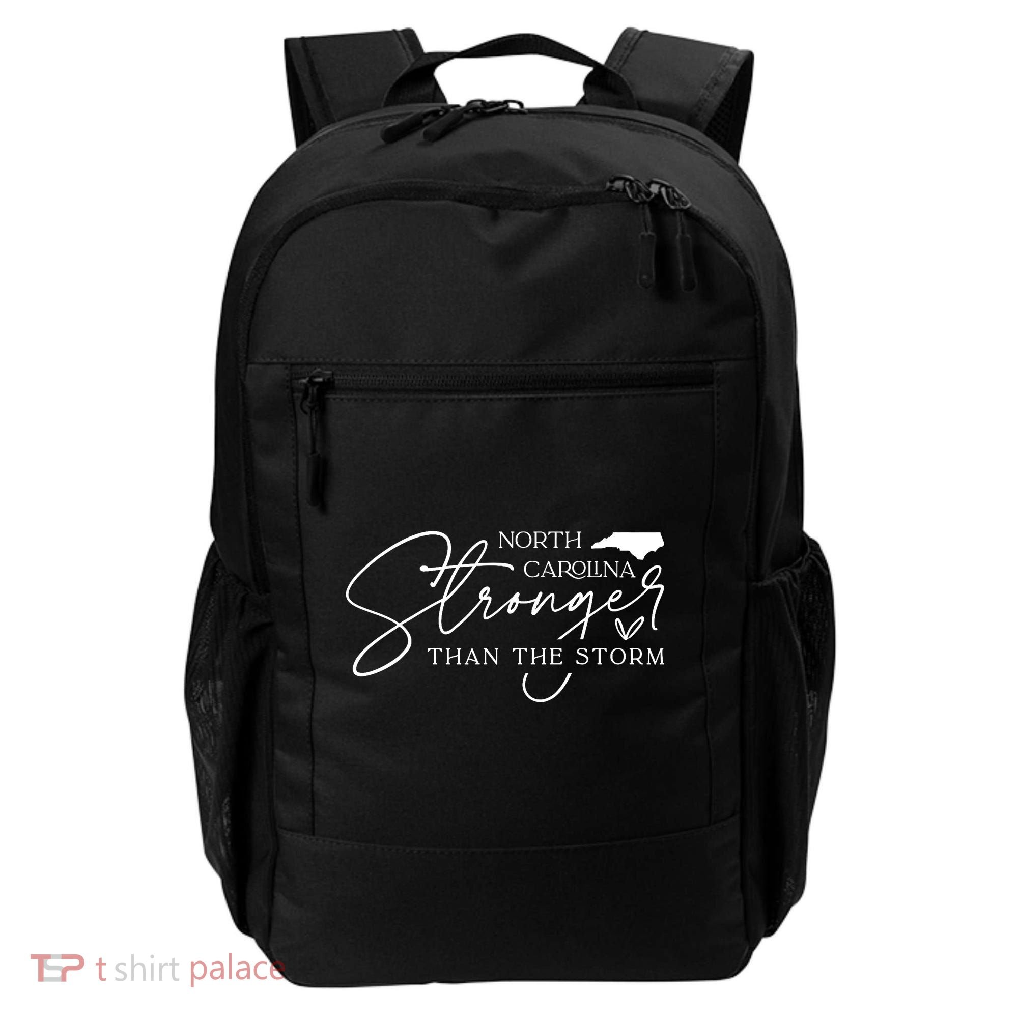 North Carolina Stronger Then The Storm Backpack