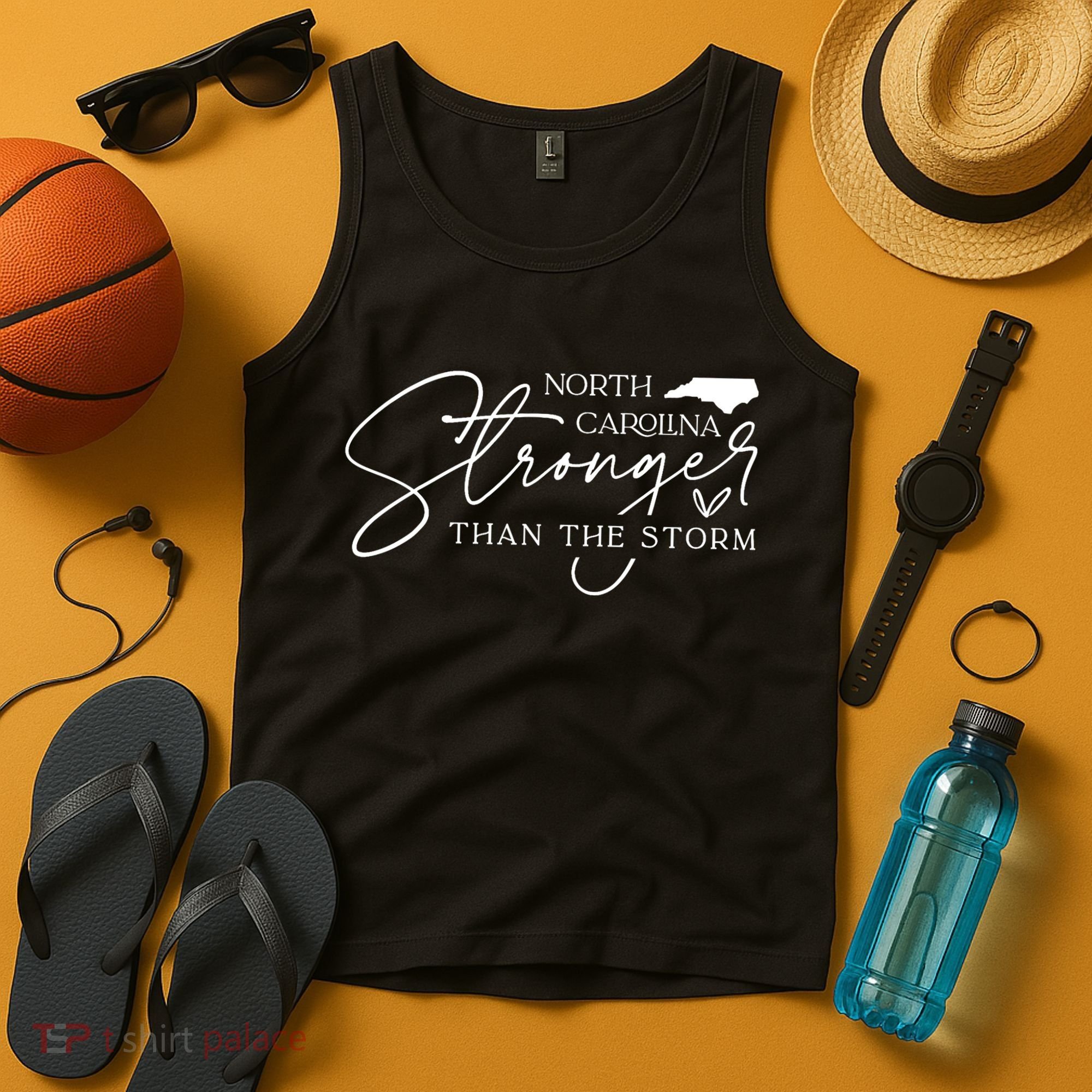 North Carolina Stronger Then The Storm Tank Top