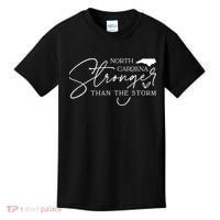 North Carolina Stronger Then The Storm Kids T-Shirt thumb 0