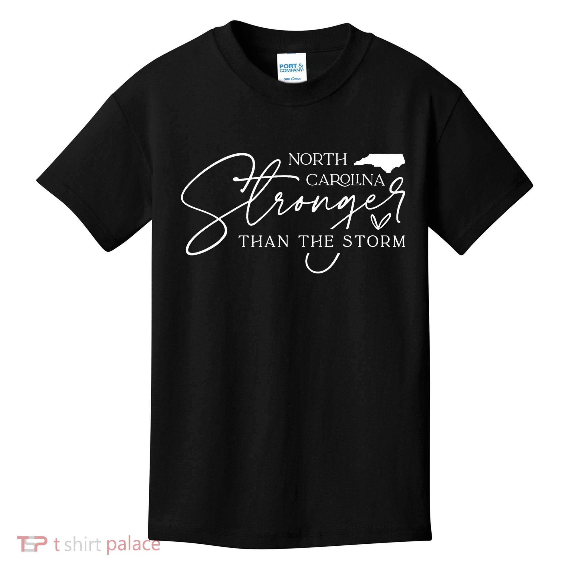North Carolina Stronger Then The Storm Kids T-Shirt