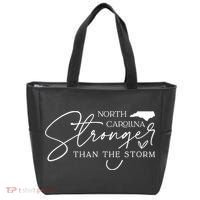 North Carolina Stronger Then The Storm Tote Bag thumb 0