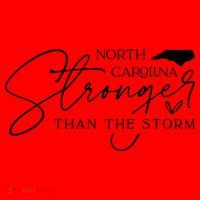 North Carolina Stronger Then The Storm Santa Hat thumb 1