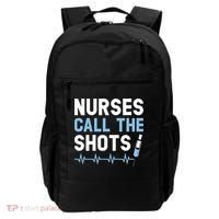 Nurses Call The Shots Certified Nursing Assistant Cna Gift Backpack thumb 0