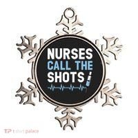 Nurses Call The Shots Certified Nursing Assistant Cna Gift Ornament thumb 0