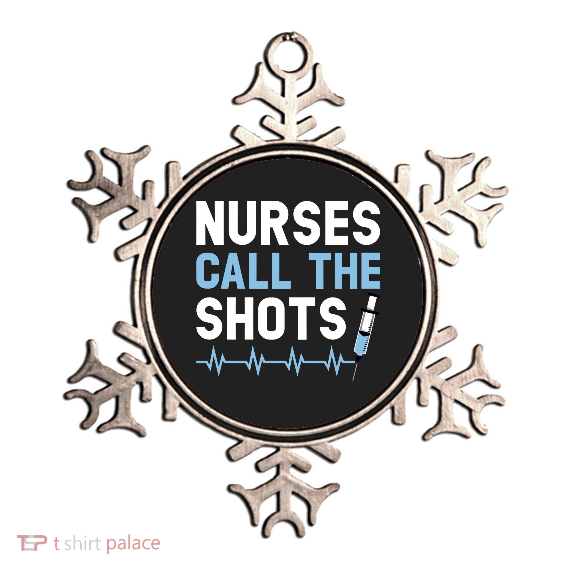 Nurses Call The Shots Certified Nursing Assistant Cna Gift Ornament