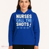 Nurses Call The Shots Certified Nursing Assistant Cna Gift Hoodie thumb 5
