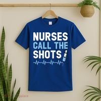 Nurses Call The Shots Certified Nursing Assistant Cna Gift T-Shirt thumb 2