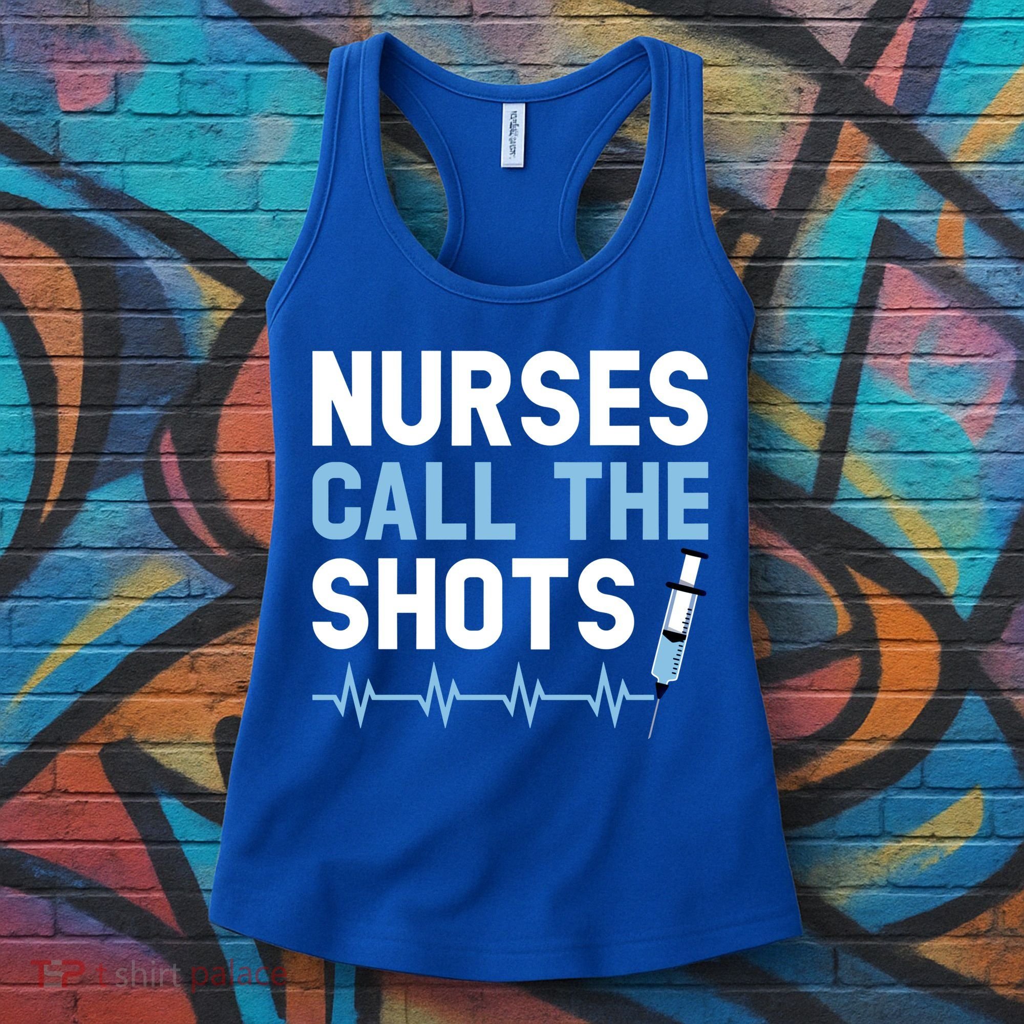 Nurses Call The Shots Certified Nursing Assistant Cna Gift Women's Tank Top