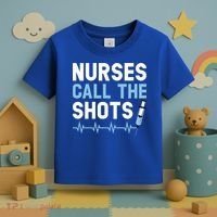 Nurses Call The Shots Certified Nursing Assistant Cna Gift Toddler T-Shirt thumb 3