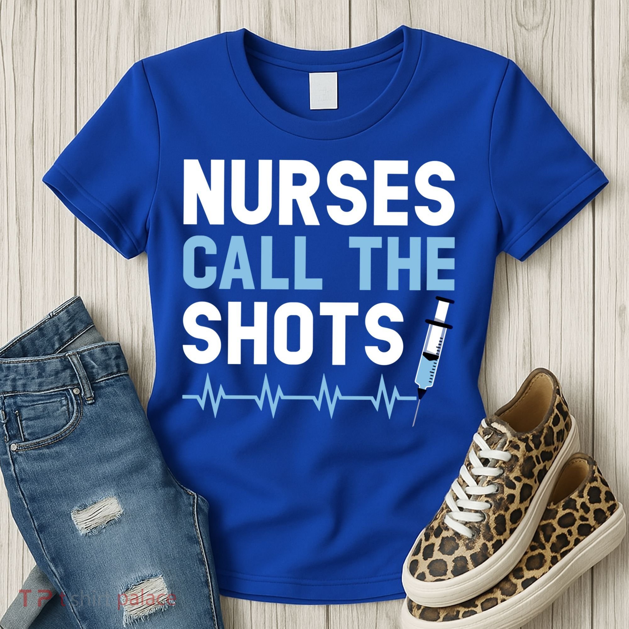 Nurses Call The Shots Certified Nursing Assistant Cna Gift Women's T-Shirt
