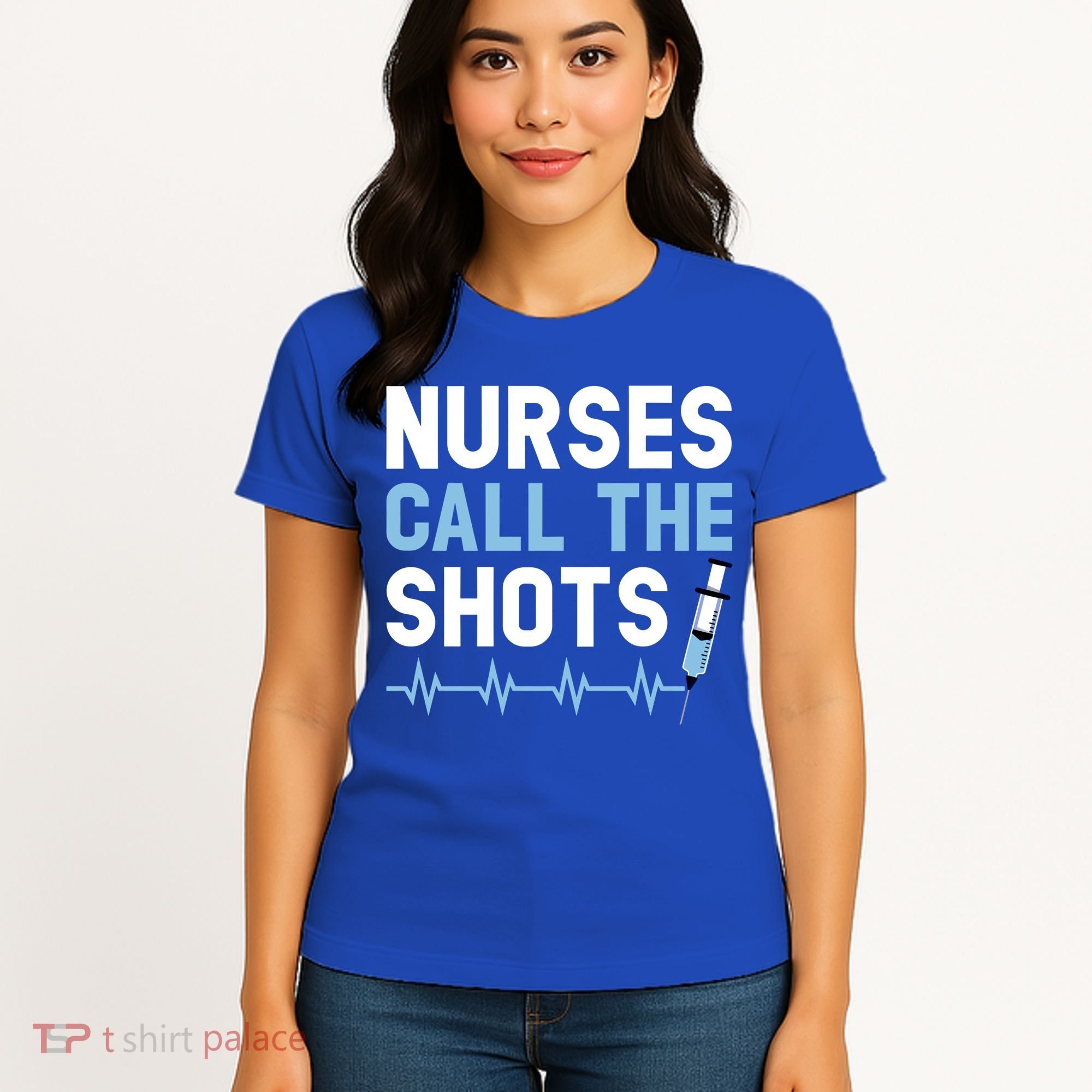 Nurses Call The Shots Certified Nursing Assistant Cna Gift Women's T-Shirt