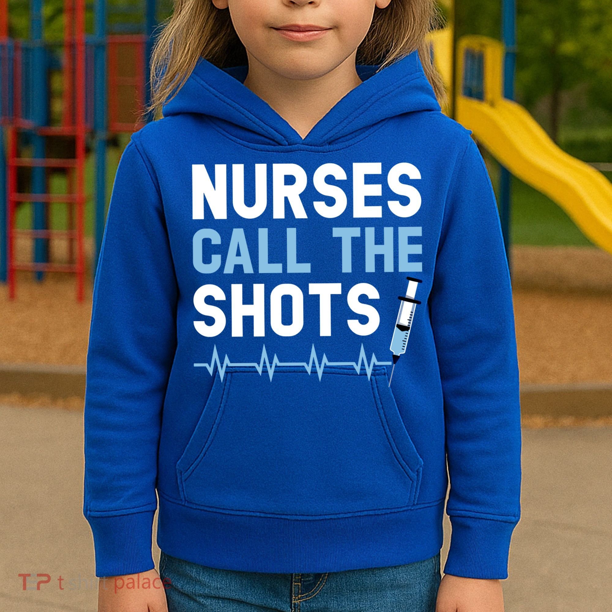 Nurses Call The Shots Certified Nursing Assistant Cna Gift Kids Hoodie