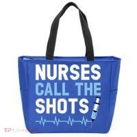 Nurses Call The Shots Certified Nursing Assistant Cna Gift Tote Bag thumb 0