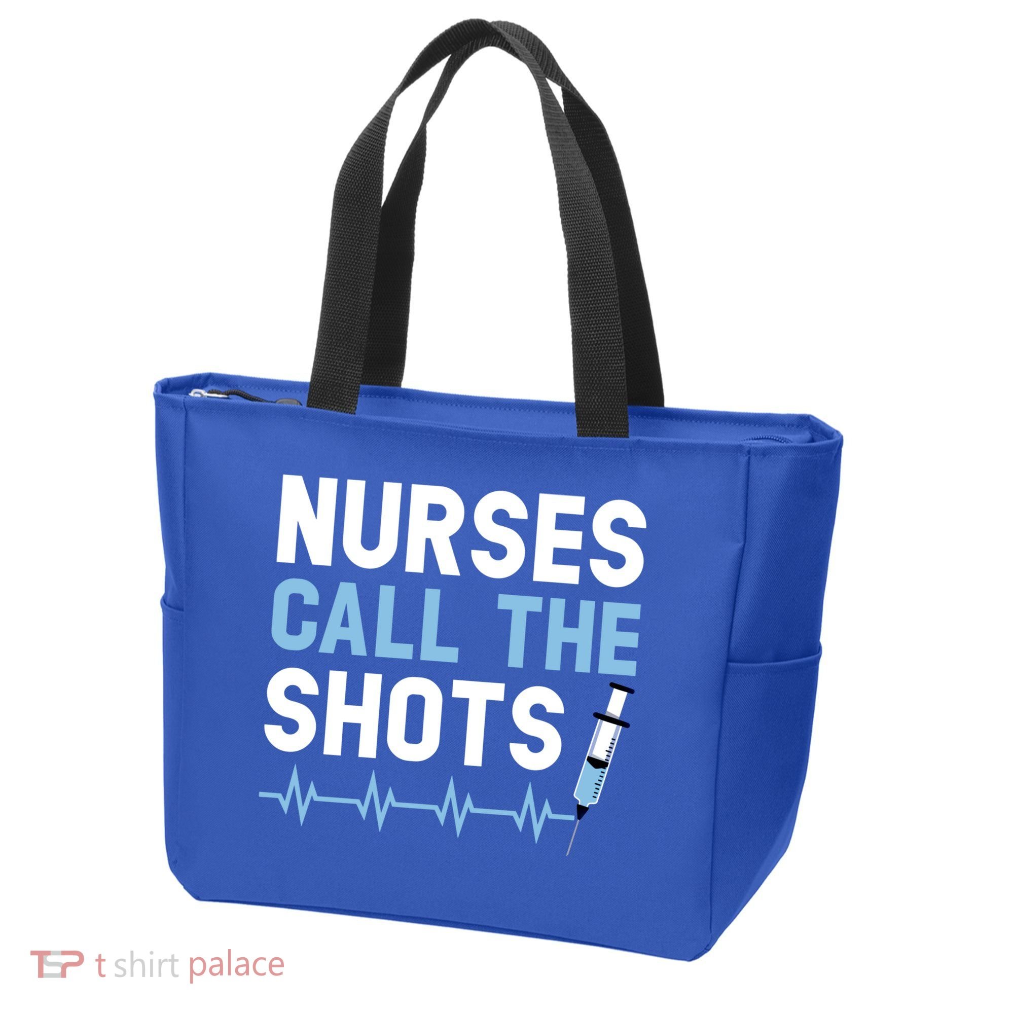 Nurses Call The Shots Certified Nursing Assistant Cna Gift Tote Bag