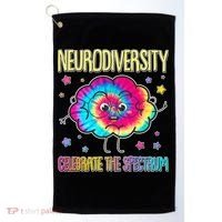 Neurodiversity Celebrate The Spectrum Golf Towel thumb 0