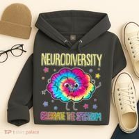 Neurodiversity Celebrate The Spectrum Hoodie thumb 4