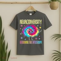 Neurodiversity Celebrate The Spectrum T-Shirt thumb 2