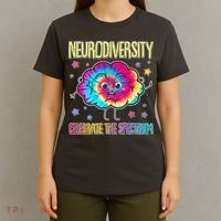 Neurodiversity Celebrate The Spectrum T-Shirt thumb 4