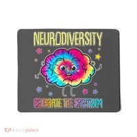 Neurodiversity Celebrate The Spectrum Mousepad thumb 0