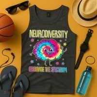 Neurodiversity Celebrate The Spectrum Tank Top thumb 4