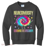 Neurodiversity Celebrate The Spectrum Kids Sweatshirt thumb 0