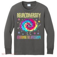 Neurodiversity Celebrate The Spectrum Kids Long Sleeve Shirt thumb 0