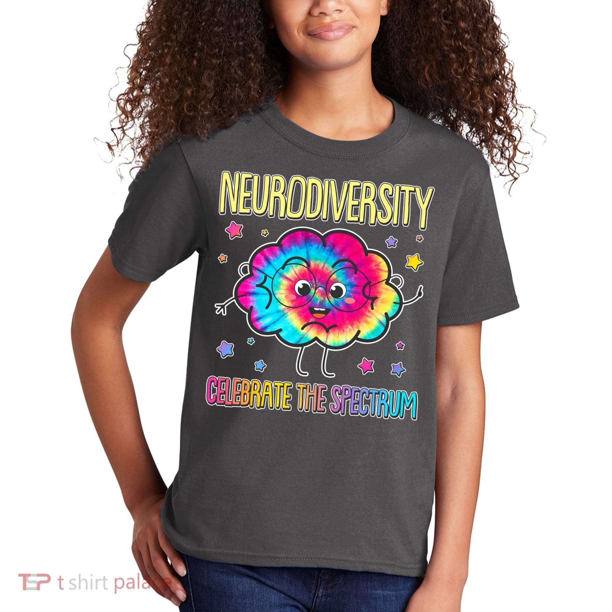 Neurodiversity Celebrate The Spectrum Kids T-Shirt