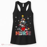 Nurse Christmas Tree Stethoscope RN LPN Scrub Nursing Xmas  Women's Tank Top thumb 0