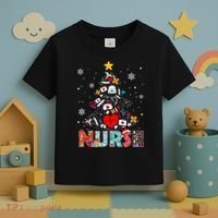 Nurse Christmas Tree Stethoscope RN LPN Scrub Nursing Xmas  Toddler T-Shirt thumb 3
