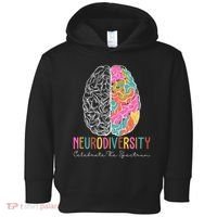 Neurodiversity Celebrate The Spectrum Brain Autism Awareness Toddler Hoodie thumb 0