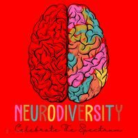 Neurodiversity Celebrate The Spectrum Brain Autism Awareness Santa Hat thumb 1