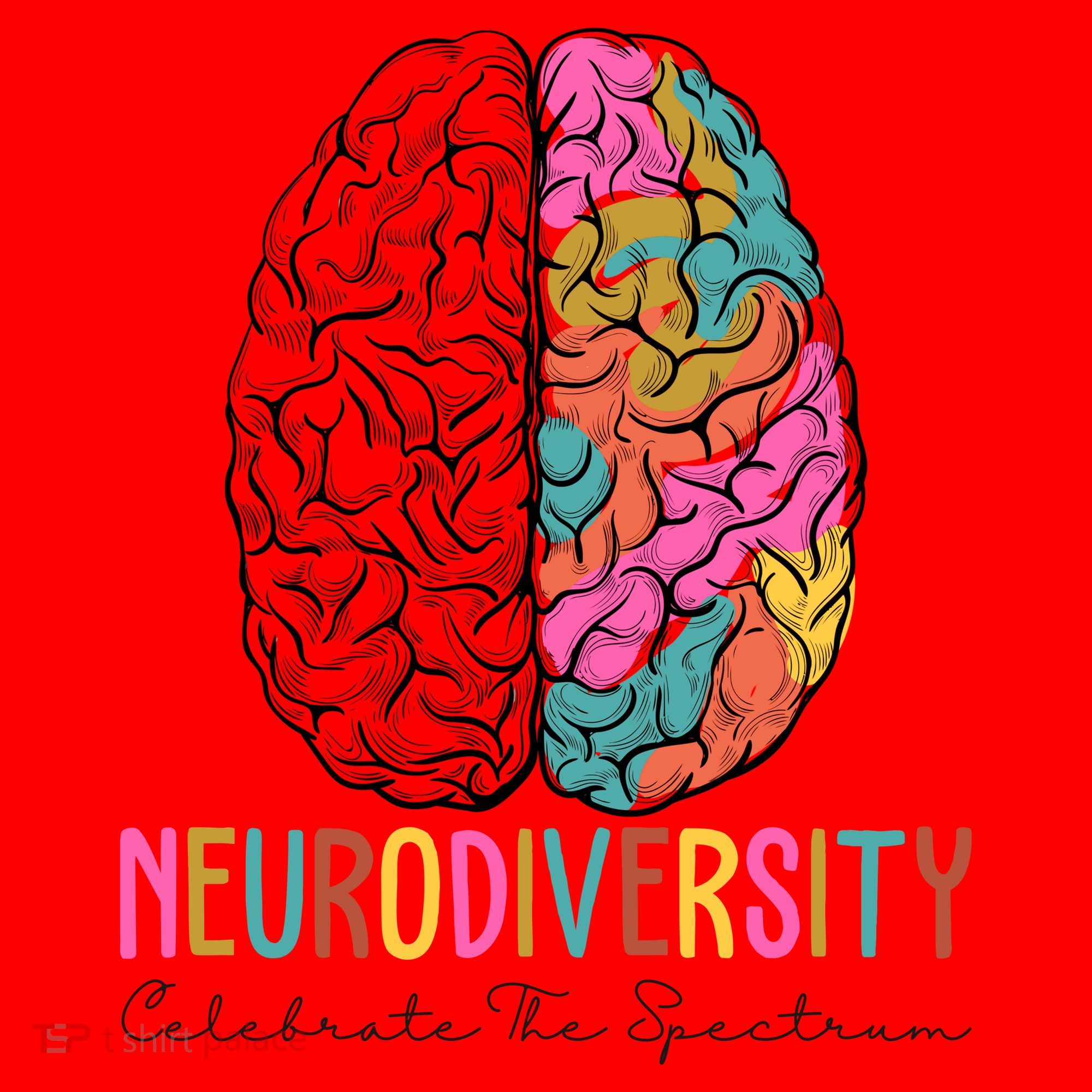 Neurodiversity Celebrate The Spectrum Brain Autism Awareness Santa Hat