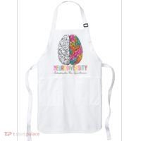 Neurodiversity Celebrate The Spectrum Brain Autism Awareness Apron thumb 0