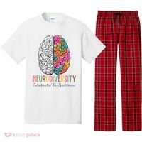Neurodiversity Celebrate The Spectrum Brain Autism Awareness Pajama Set thumb 0