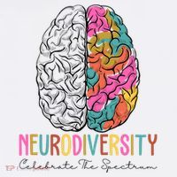 Neurodiversity Celebrate The Spectrum Brain Autism Awareness Women's Hoodie thumb 2