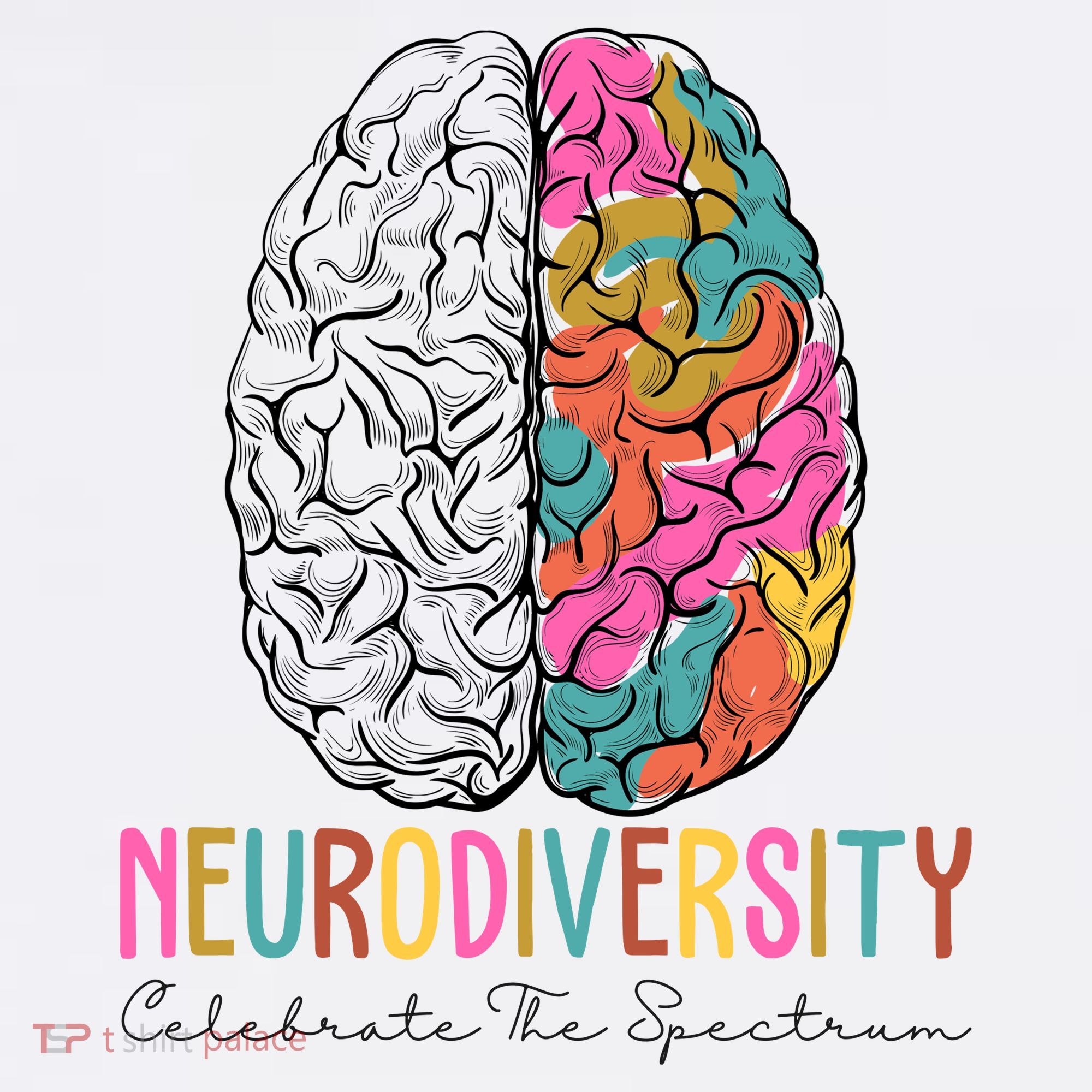 Neurodiversity Celebrate The Spectrum Brain Autism Awareness Women's Hoodie