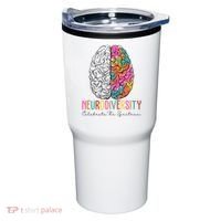 Neurodiversity Celebrate The Spectrum Brain Autism Awareness Tumbler thumb 0