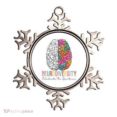 Neurodiversity Celebrate The Spectrum Brain Autism Awareness Ornament