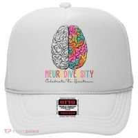 Neurodiversity Celebrate The Spectrum Brain Autism Awareness Hat thumb 0