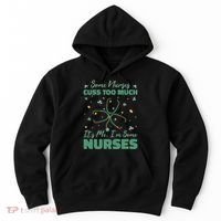 Nurses Cuss Too Much Funny St Patricks Day Hoodie thumb 0