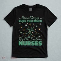 Nurses Cuss Too Much Funny St Patricks Day T-Shirt thumb 5