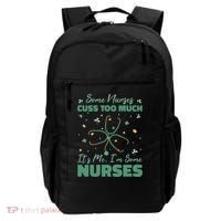Nurses Cuss Too Much Funny St Patricks Day Backpack thumb 0