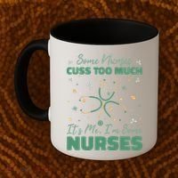 Nurses Cuss Too Much Funny St Patricks Day Coffee Mug thumb 2