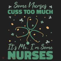 Nurses Cuss Too Much Funny St Patricks Day Tumbler thumb 3