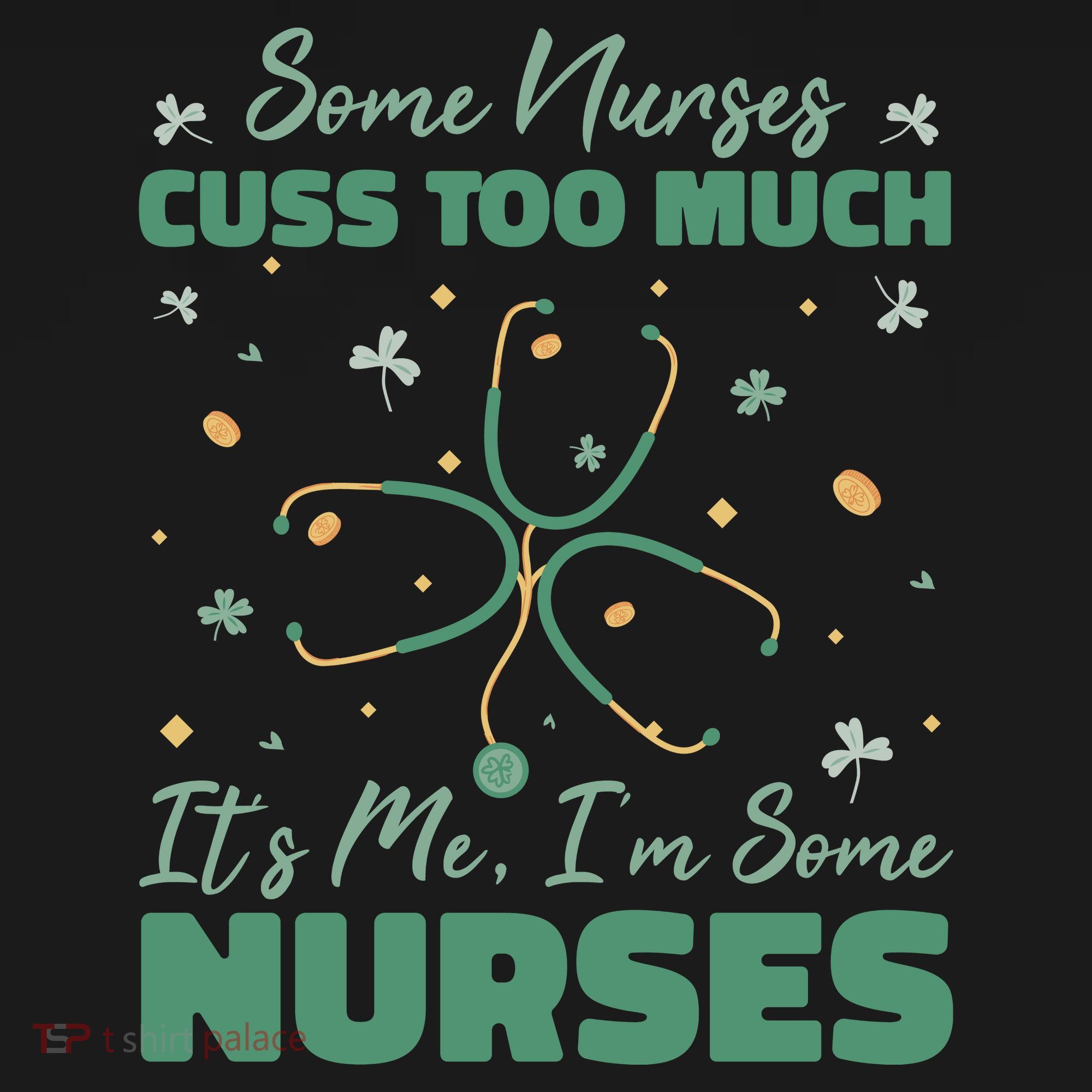 Nurses Cuss Too Much Funny St Patricks Day Kids Hoodie