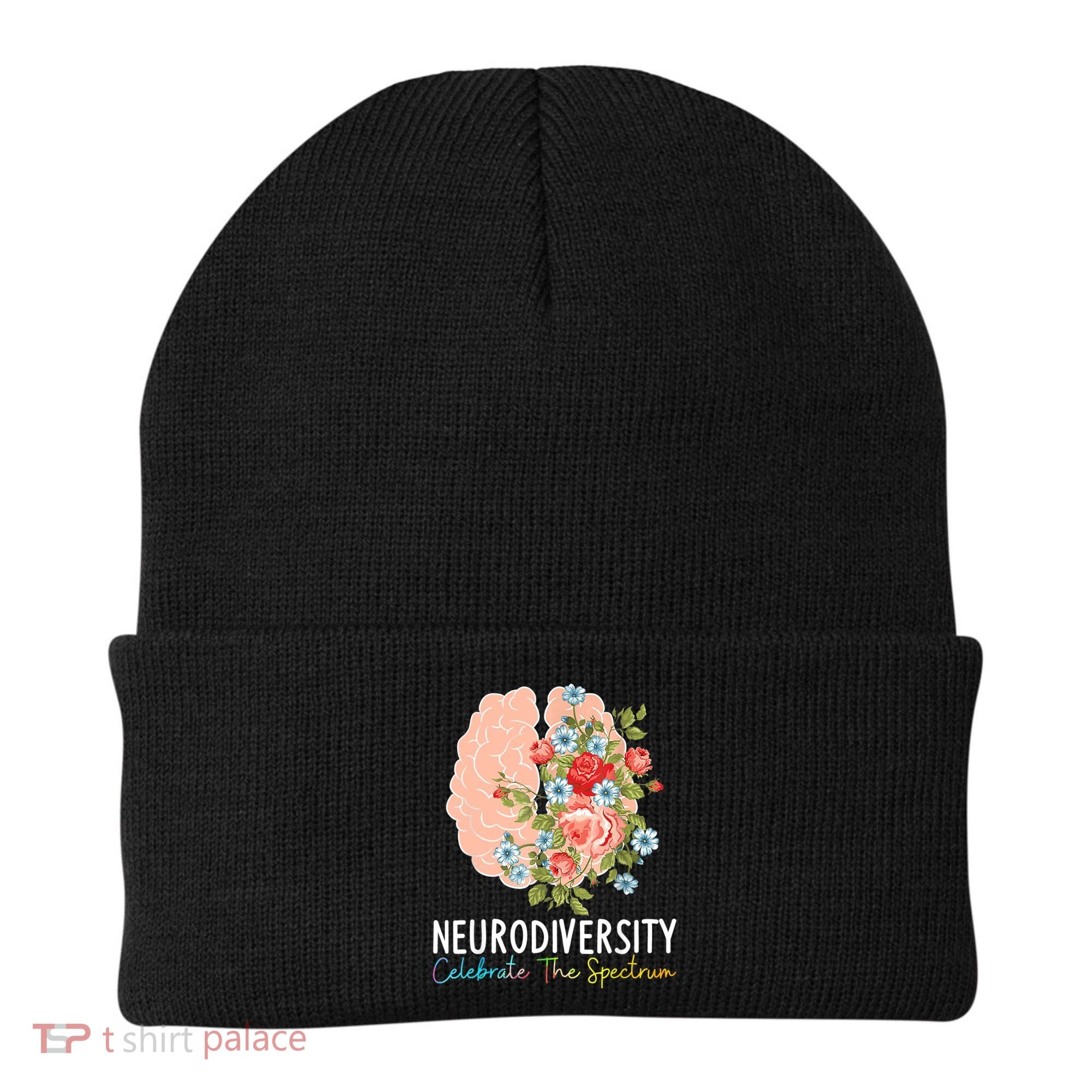 Neurodiversity Celebrate The Spectrum ADHD Brain Autism ASD Beanie