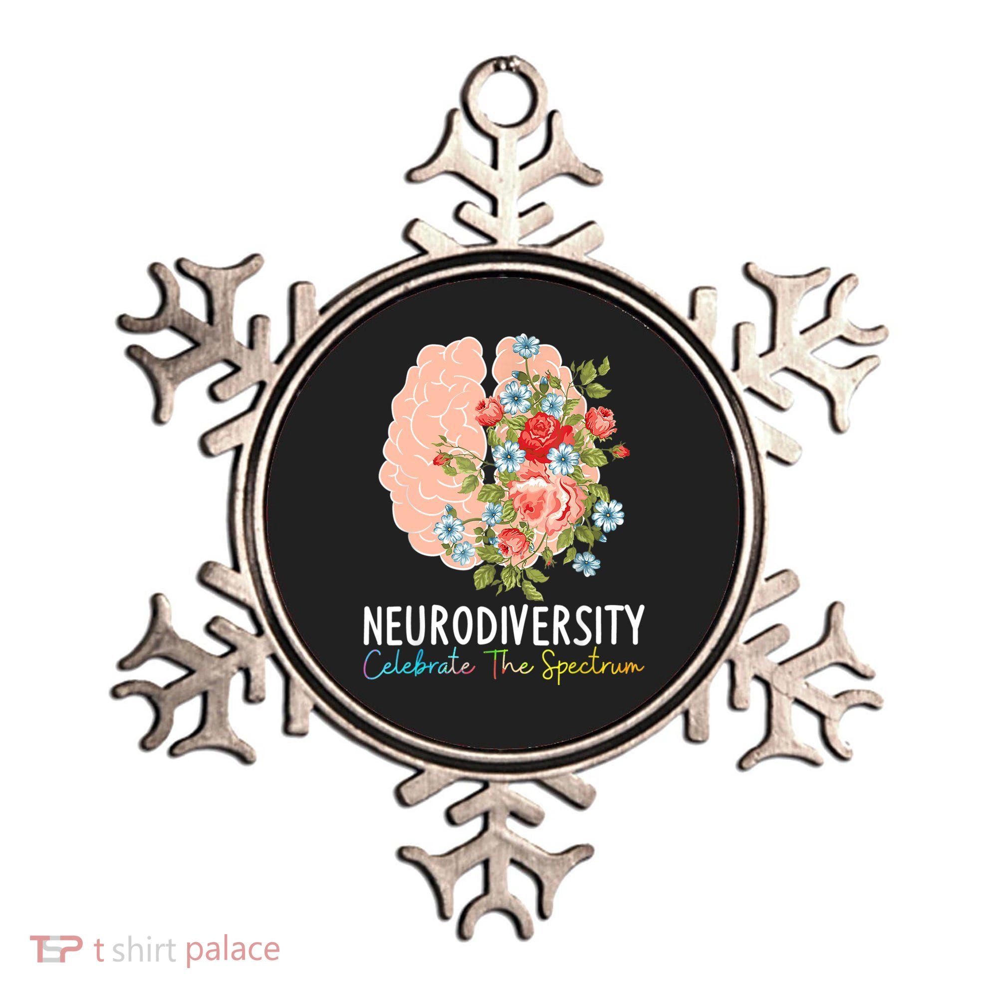 Neurodiversity Celebrate The Spectrum ADHD Brain Autism ASD Ornament