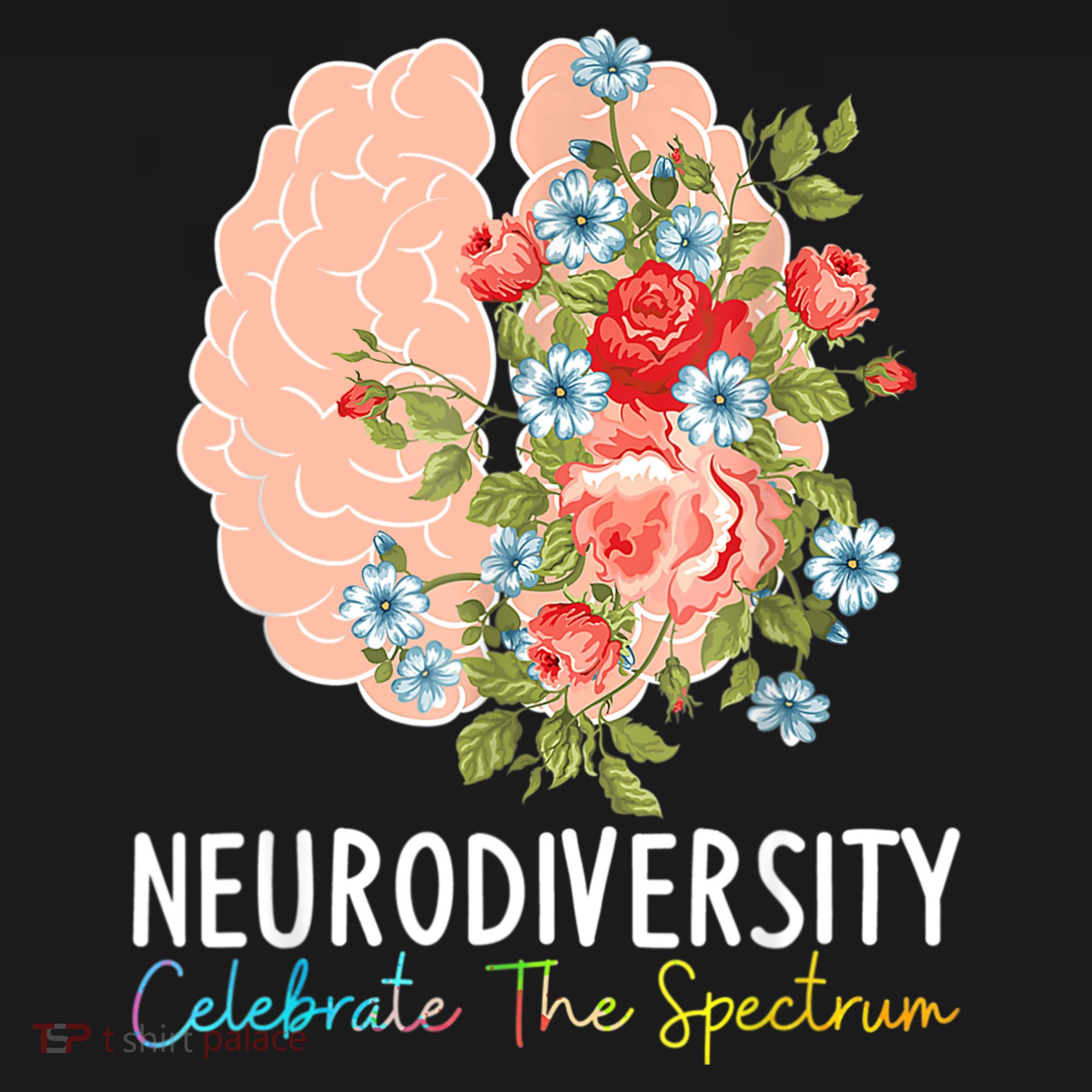 Neurodiversity Celebrate The Spectrum ADHD Brain Autism ASD Ornament