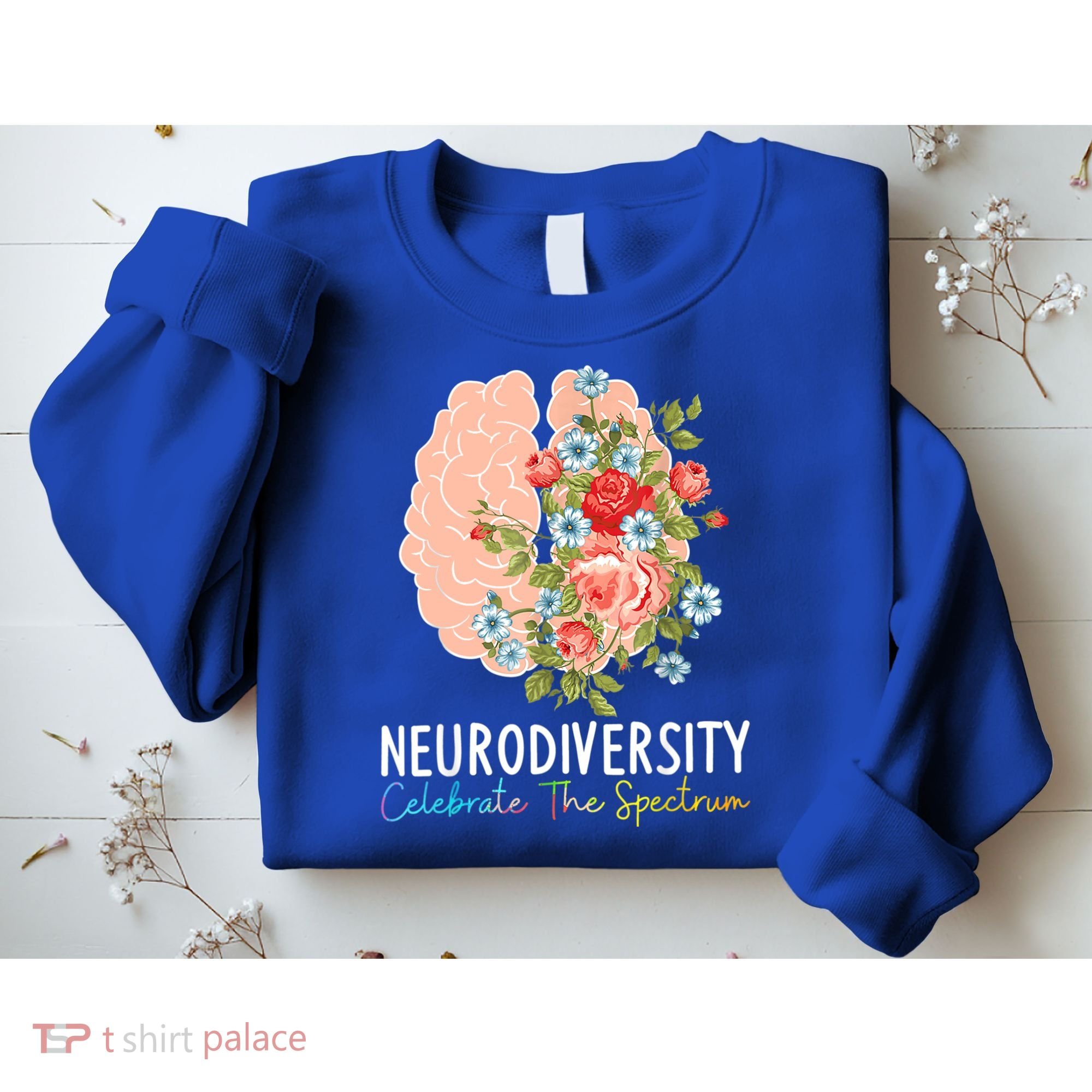 Neurodiversity Celebrate The Spectrum ADHD Brain Autism ASD Sweatshirt