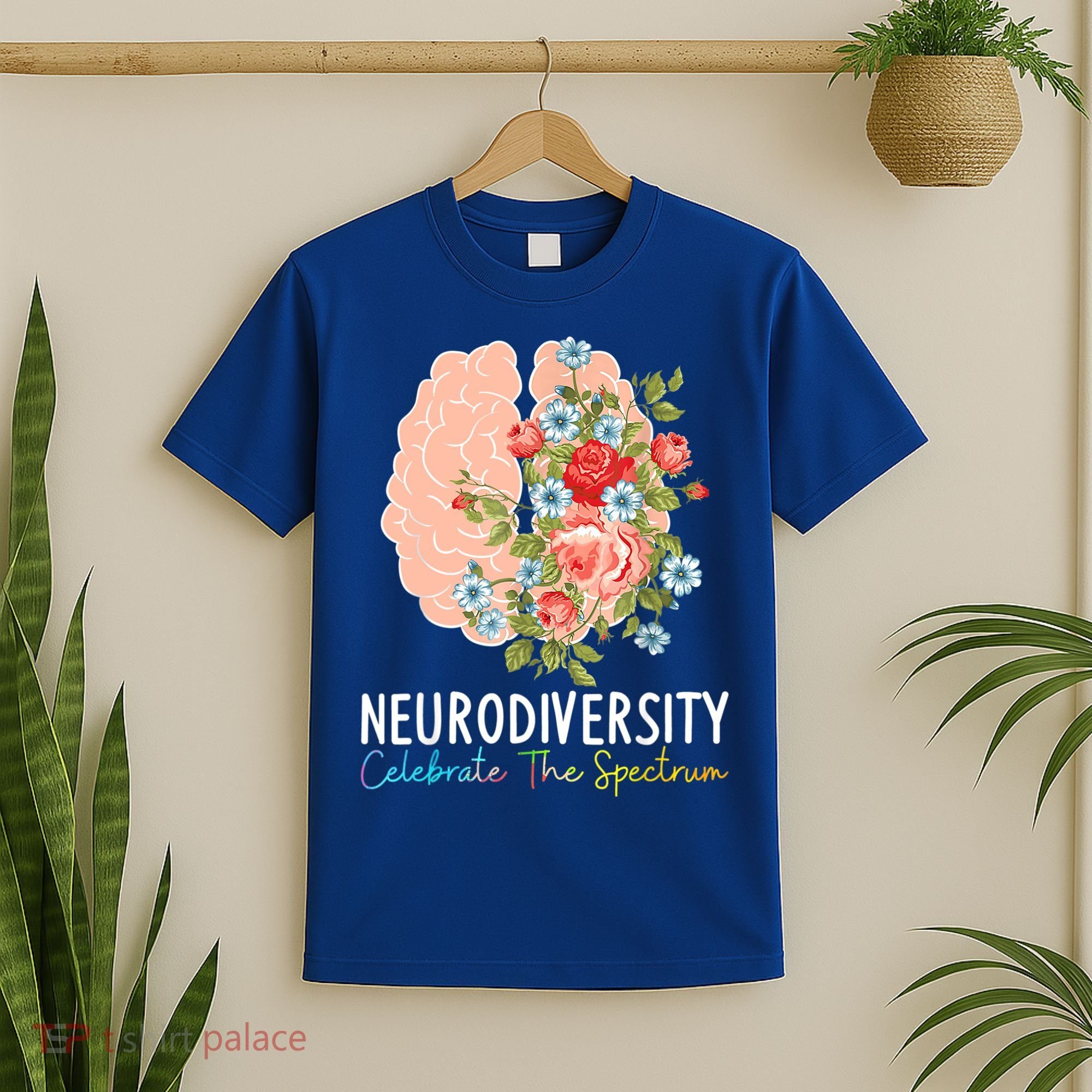 Neurodiversity Celebrate The Spectrum ADHD Brain Autism ASD T-Shirt